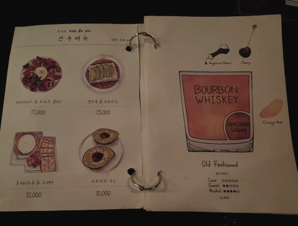Menu board