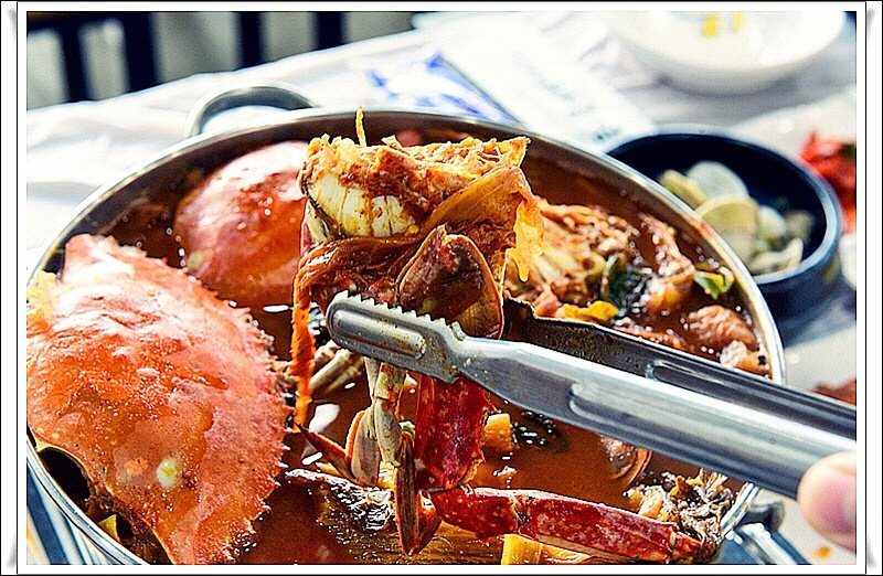 Blue crab stew