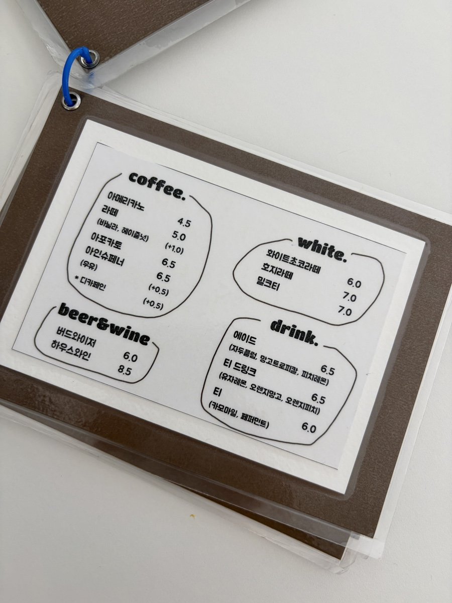 Menu board