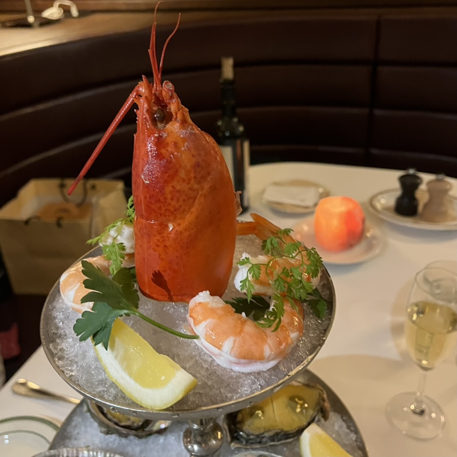 Grilled lobster