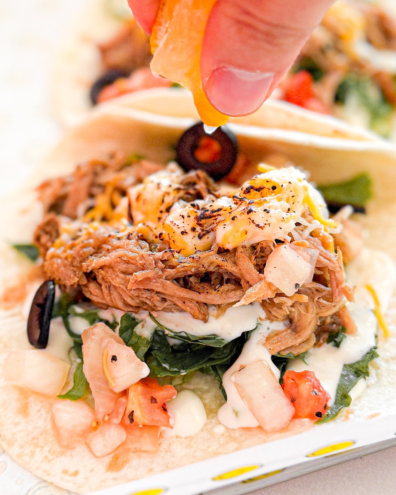 Chicken taco
