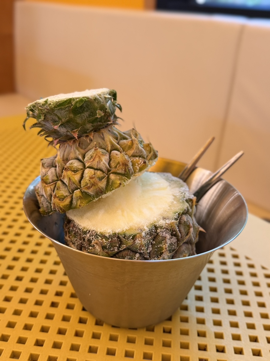Pineapple sorbet