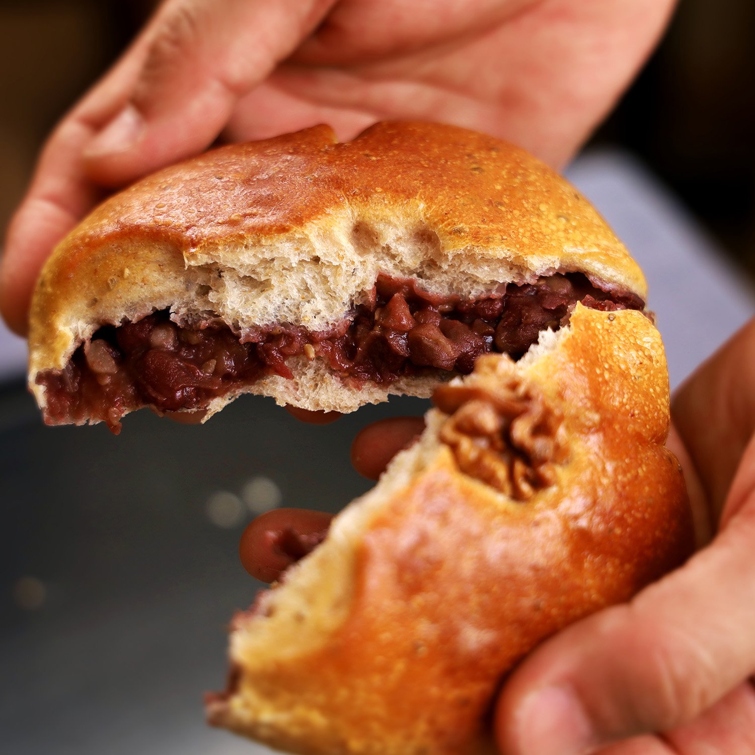 Red bean bun