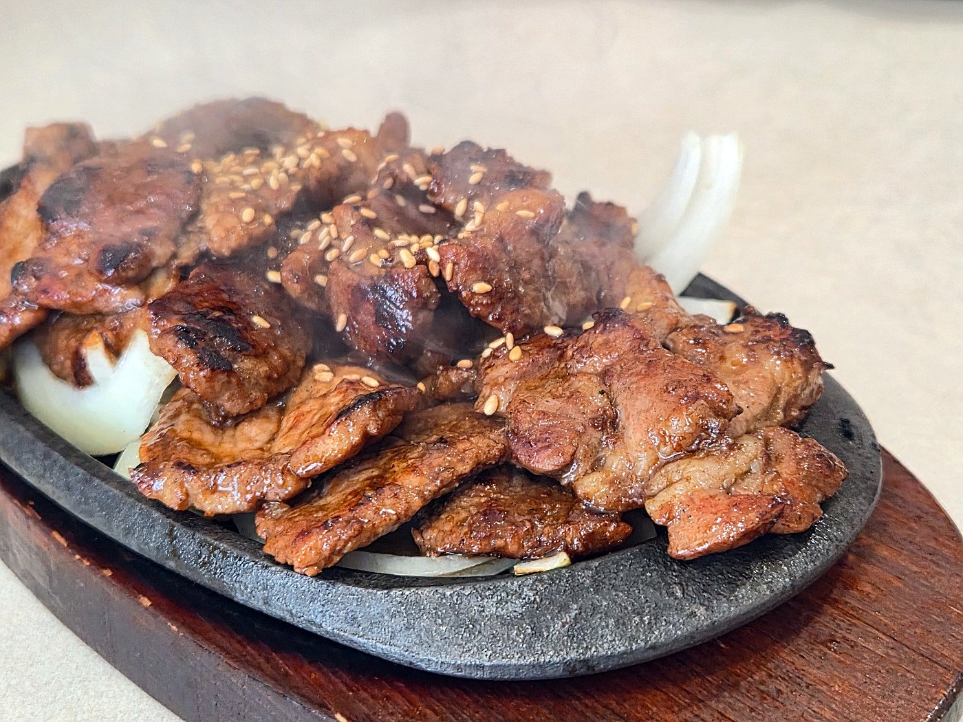 Stone grilled galbi