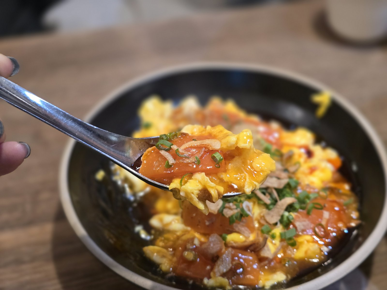 Stir fried tomato and egg
