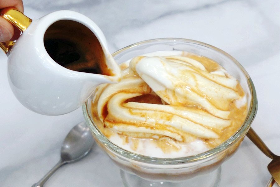 Ice cream latte