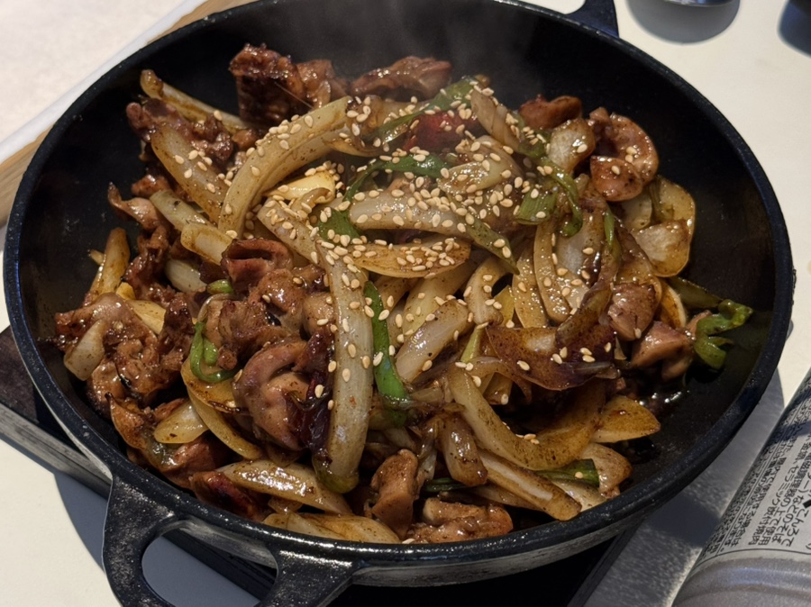Stir fried chicken gizzards