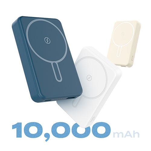 STPB-MP10 PD 20W Wireless Magnetic Power Bank 10000mAh with USB-C 30cm Cable, image 1