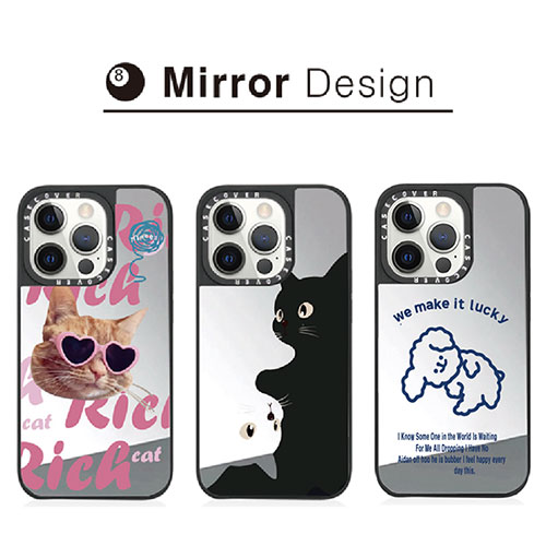 iPhone 16 Pro Max Mirror Bumper UV Printing Case, image 1