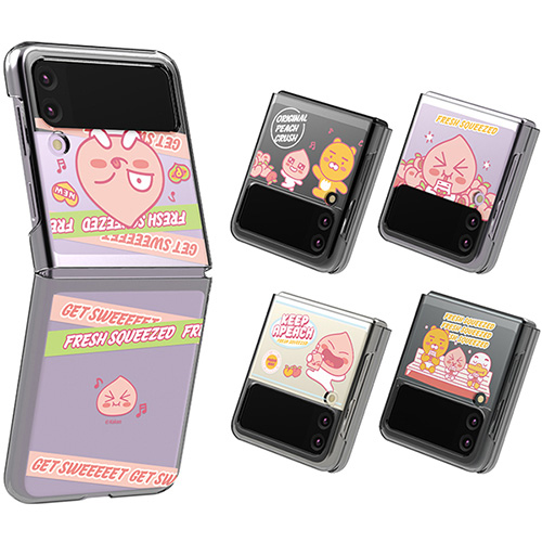 Galaxy Z Flip 4 Just Apeach Z Flip 4 Transparent Slim Case, image 1