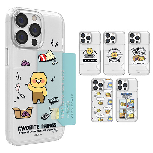 Galaxy S22+ Chunshik Cartoon Graphic Translucent Slim Card Case, image 1